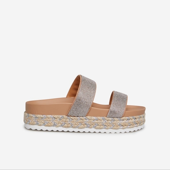 Brand new🆕️ size 8.5 embellished platform espadrilles - Picture 6 of 10
